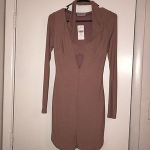 Fashion nova mauve ballet date dress